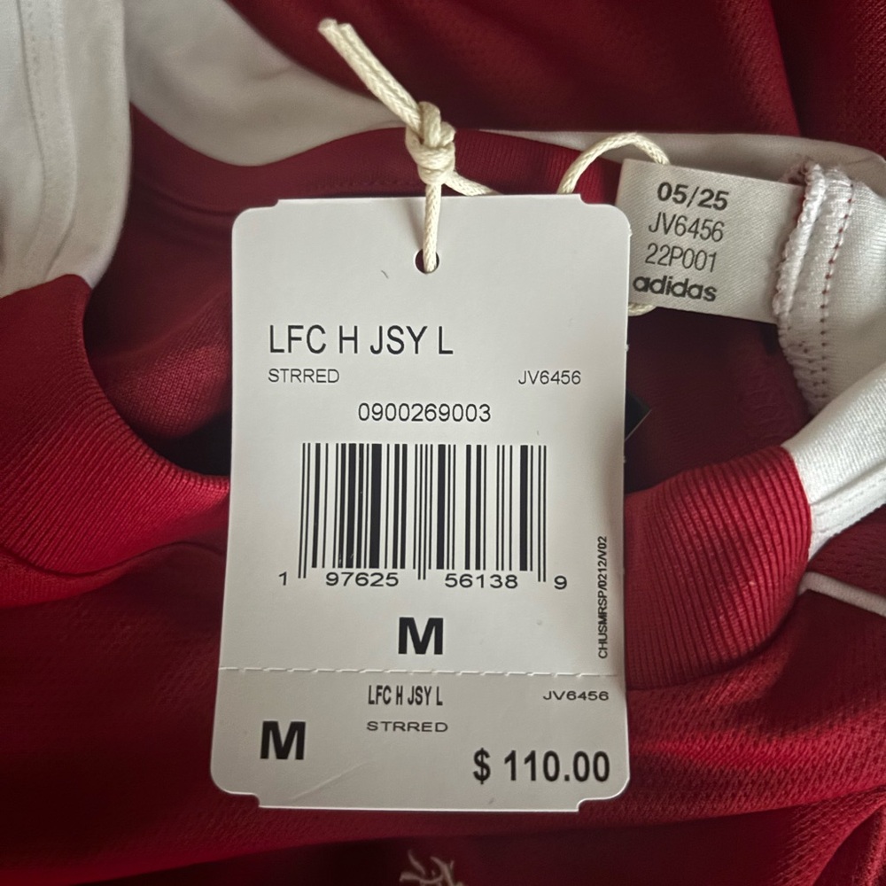 Liverpool FC 25/26 Longsleeve Home Jersey - Picture 6 of 7